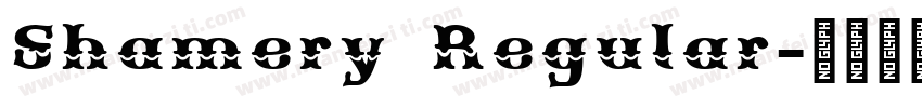 Shamery Regular字体转换